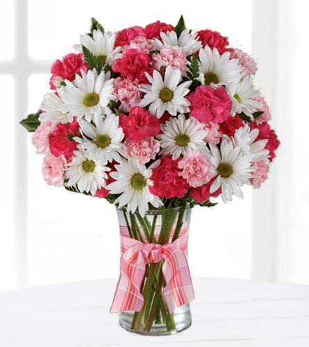 Sweet Surprises with Hot Pink Mini Carnations