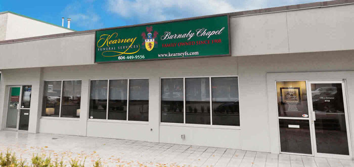 Funeral Flowers to Kearney's Funeral Service, Burnaby Chapel Kearney's Funeral Service, Burnaby Chapel